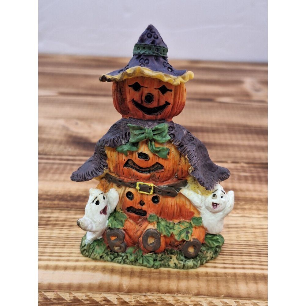 X3 K's Collection Witch Halloween Figurine Decor 5"T x 3"L Pumpkin Vintage Lot - Picture 6 of 13